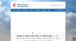 Desktop Screenshot of mtcarmelumc.org